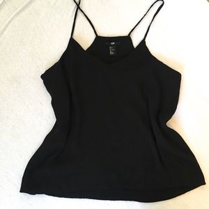 👛👗-Black H&M Polyester Tank Top!